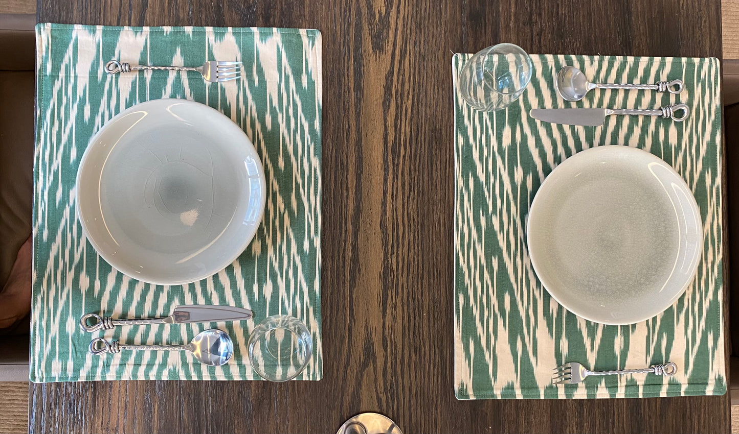 Ikat cotton placemat