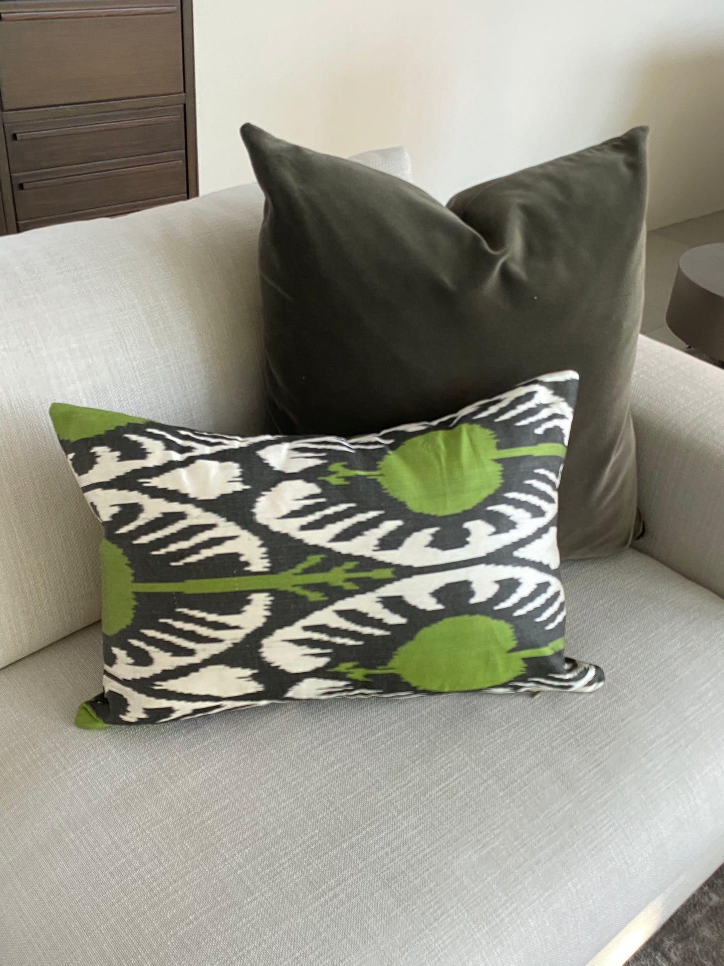 Uzbekistan silk cushion 59 X 39